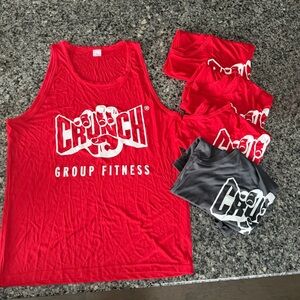 Crunch Fitness Tank Tops (Group Fitness) Lot